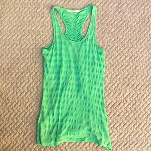 Neon Green Racer Back Tank Top